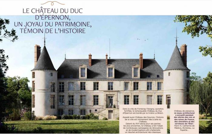 Programme monument historique - monument historique fontenay tresigny - chateau du duc d’epernon fontenay tresigny  (77)