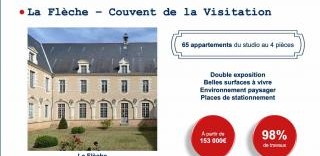 Programme monument historique - monument historique la flche - le couvent de la visitation la flche (72)